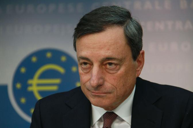 Mario Draghi, presidente della Bce. LaPresse